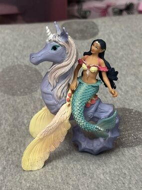 Bayala Isabelle Mermaid Riding Seahorse Figure